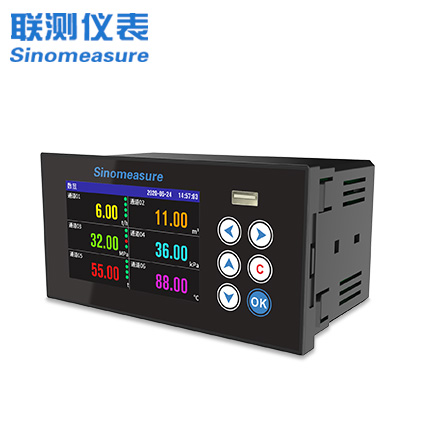 聯測-SIN-R200T-1~6路可選-無紙記錄儀溫度壓力-多種參數