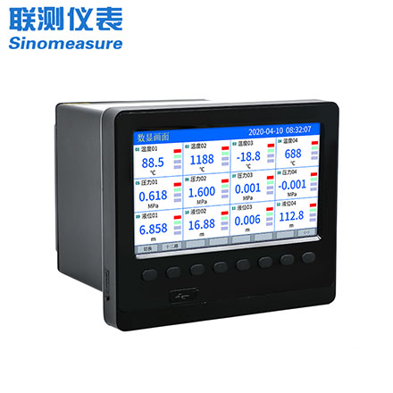 聯測_SIN-R6000C/4000C_1~48路可選_7英寸寬屏_彩色/藍屏_溫度測量儀